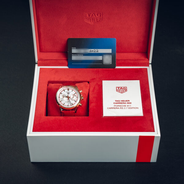TAG Heuer Carrera X Porsche RS Gold box
